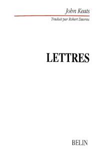 Lettres