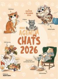 Mon agenda chats 2026 : de janvier à décembre 2026