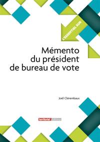 Mémento du président de bureau de vote