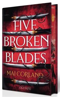 Five broken blades
