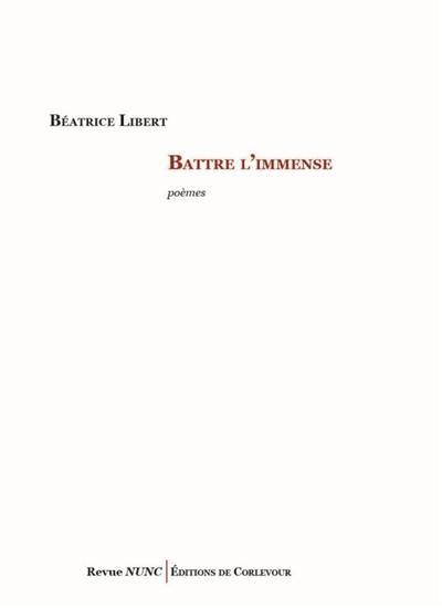 Battre l'immense : poèmes Battre l'immense : poèmes
