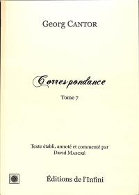 Correspondance. Vol. 7