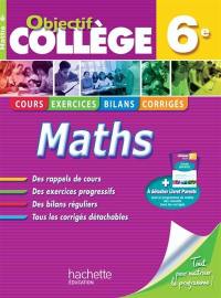 Maths 6e : cahier d'entraînement
