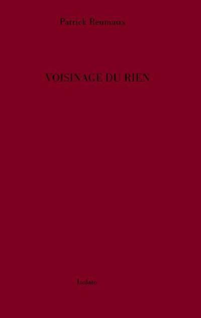 Voisinage du rien