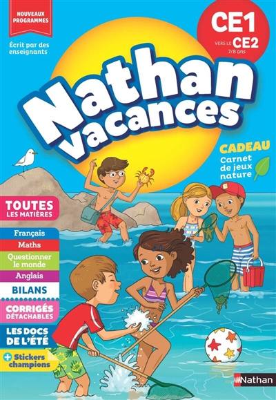 Nathan vacances, CE1 vers le CE2, 7-8 ans : toutes les matières