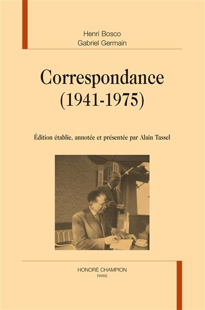 Correspondance (1941-1975)
