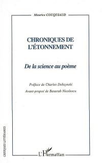 Chroniques de l'étonnement : de la science au poème