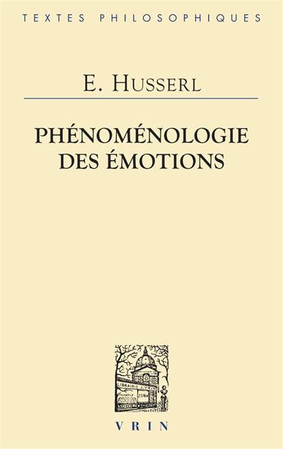 Phénoménologie des émotions