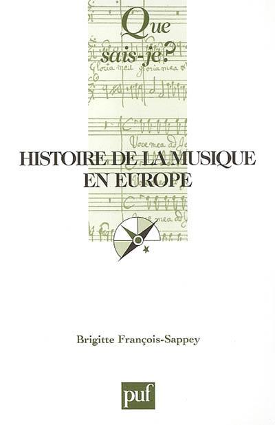 Histoire de la musique en Europe