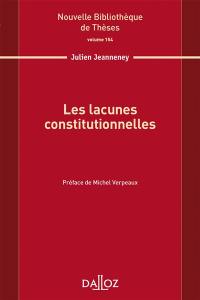 Les lacunes constitutionnelles