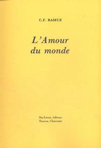 L'amour du monde