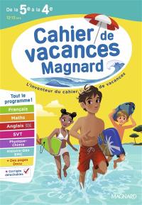 Cahier de vacances Magnard de la 5e à la 4e, 12-13 ans : tout le programme !