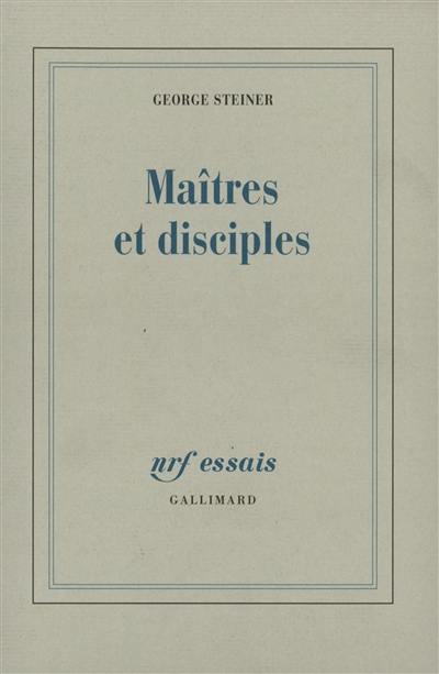 Maîtres et disciples