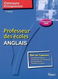 Professeur des écoles anglais : concours 2009