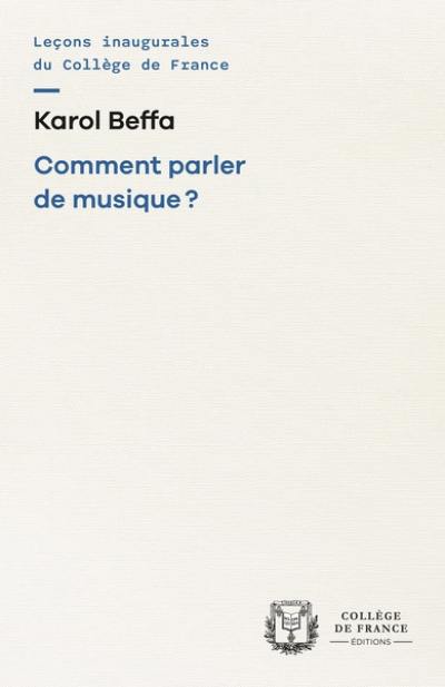 Comment parler de musique ?