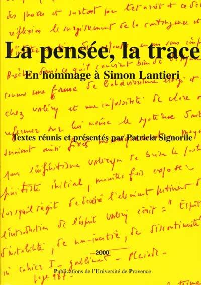 En hommage à Simon Lantieri En hommage à Simon Lantieri