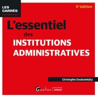 L'essentiel des institutions administratives
