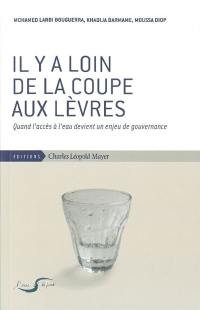 Il y a loin de la coupe aux lèvres : quand l'accès à l'eau devient un enjeu de gouvernance