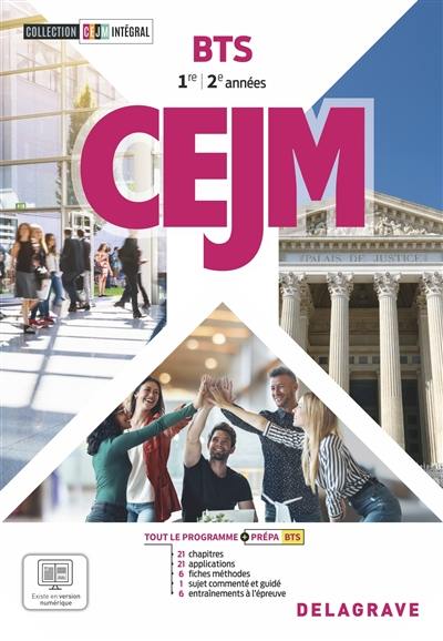 Culture économique, juridique et managériale (CEJM) 1re et 2e années BTS (2026) : pochette élève