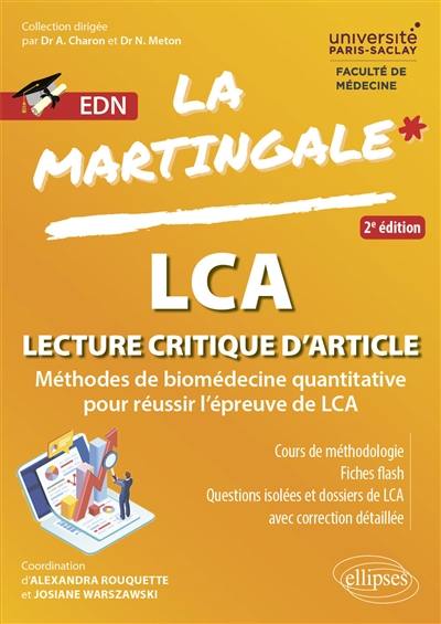 La martingale. LCA, lecture critique d'article : méthode de biomédecine quantitative pour réussir l'épreuve de LCA : EDN La martingale. LCA, lecture critique d'article : méthode de biomédecine quantitative pour réussir l'épreuve de LCA : EDN