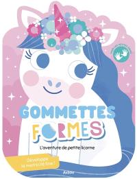 Gommettes formes : L'aventure de petite licorne