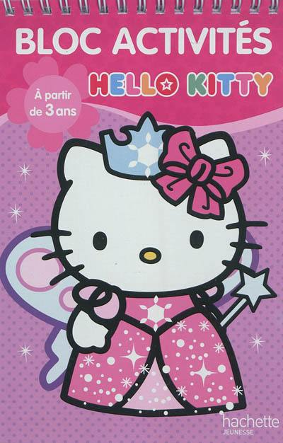Bloc activités Hello Kitty, à partir de 3 ans Bloc activités Hello Kitty, à partir de 3 ans