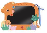 Mon ardoise magique avec léo le dino : Dessine, efface, recommence !