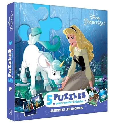 Livre : Aurore et les licornes : 5 puzzles pour raconter l'histoire, le  livre de Walt Disney company - Hachette jeunesse-Disney - 9782017217565