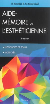 Aide-mémoire de l'esthéticienne