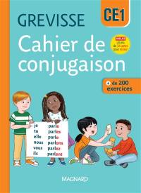 Cahier de conjugaison Grevisse CE1 : + de 200 exercices