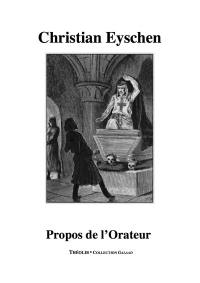 Propos de l'orateur