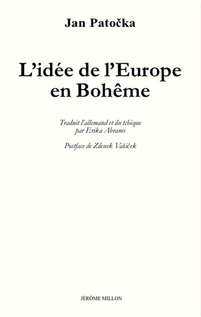 L'Idée de l'Europe en Bohême