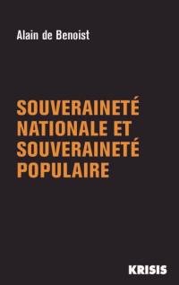 Souveraineté nationale et souveraineté populaire