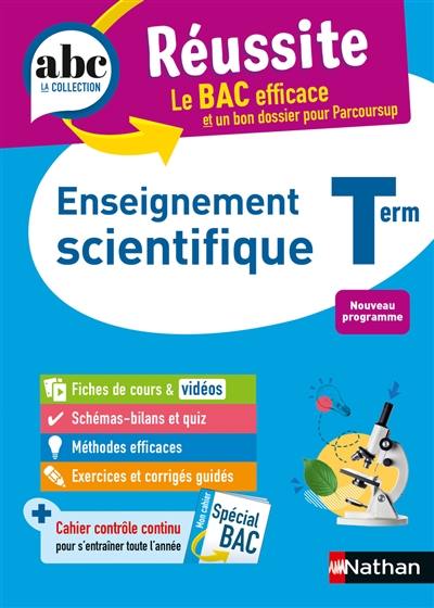 Enseignement scientifique terminale : nouveau programme
