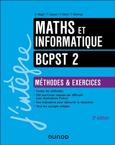 Maths et informatique BCPST 2 : méthodes et exercices