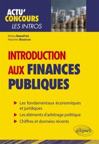 Introduction aux finances publiques
