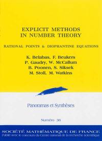 Explicit methods in number theory : rational points & diophantine equations