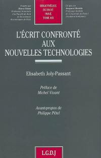 L'écrit confronté aux nouvelles technologies