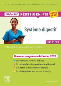 Système digestif, UE B1-B3 : nouveau programme infirmier 2026