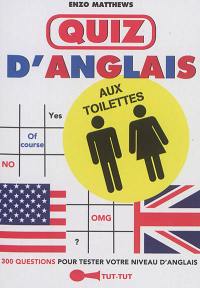 Quiz d'anglais : aux toilettes