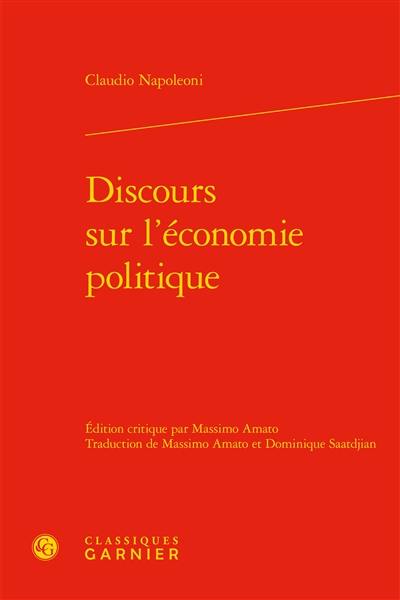 Discours sur l'économie politique