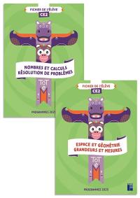 Totem, mathématiques CE2 : fichier de l'élève : programmes 2025