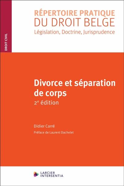 Divorce et séparation de corps