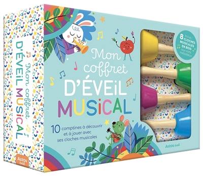Mon coffret d'éveil musical : 10 comptines à découvrir et à jouer avec ses cloches musicales Mon coffret d'éveil musical : 10 comptines à découvrir et à jouer avec ses cloches musicales