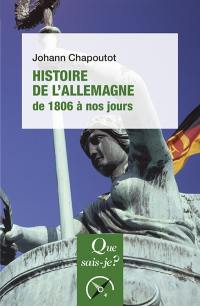 Histoire de l'Allemagne de 1806 à nos jours