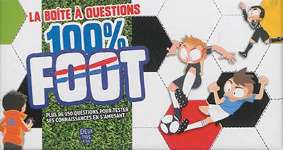 La boîte à questions 100 % foot : plus de 150 questions pour tester ses connaissances en s'amusant !