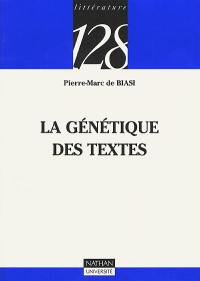 La génétique des textes