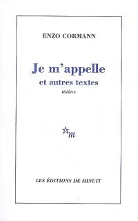 Je m'appelle. Donnant donnant. Le dit de l'impétrance