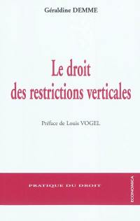 Le droit des restrictions verticales