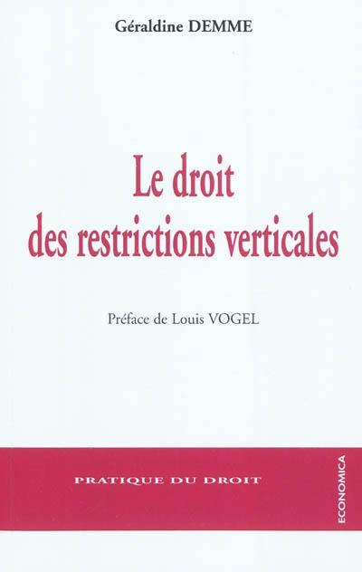 Le droit des restrictions verticales